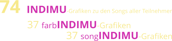 INDIMU-Grafiken zu den Songs aller Teilnehmer 74 37 farbINDIMU-Grafiken 37 songINDIMU-Grafiken